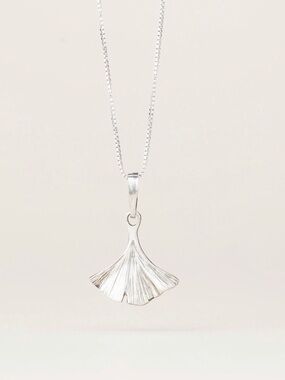 Danforth Pewter Ginkgo Leaf Pendant
